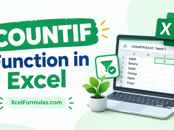 COUNTIF Function in Excel