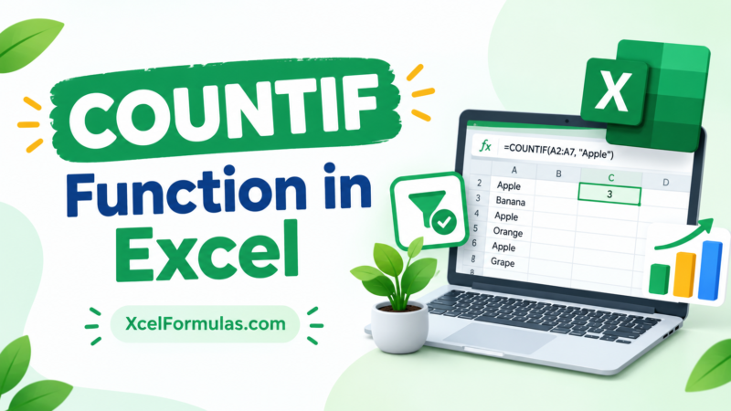 COUNTIF Function in Excel