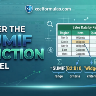 SUMIF Function in Excel