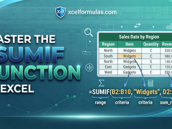 SUMIF Function in Excel