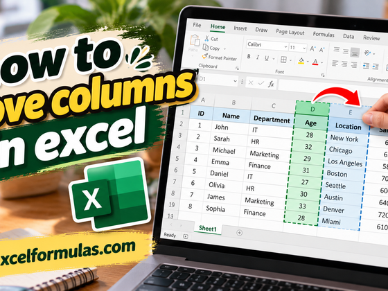 how to move columns in excel​