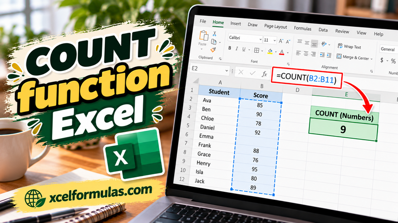 COUNT function Excel