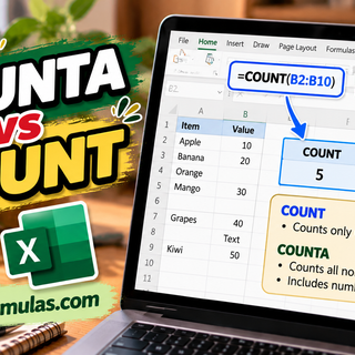 COUNTA vs COUNT