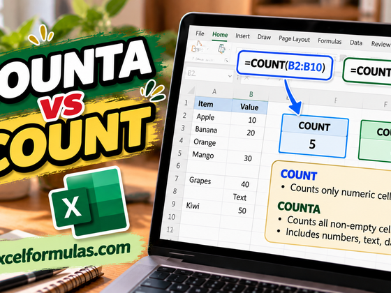 COUNTA vs COUNT