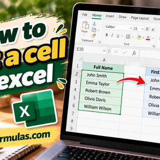 how to split a cell in excel​
