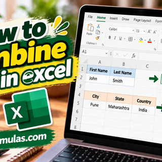 how to combine cells in excel​